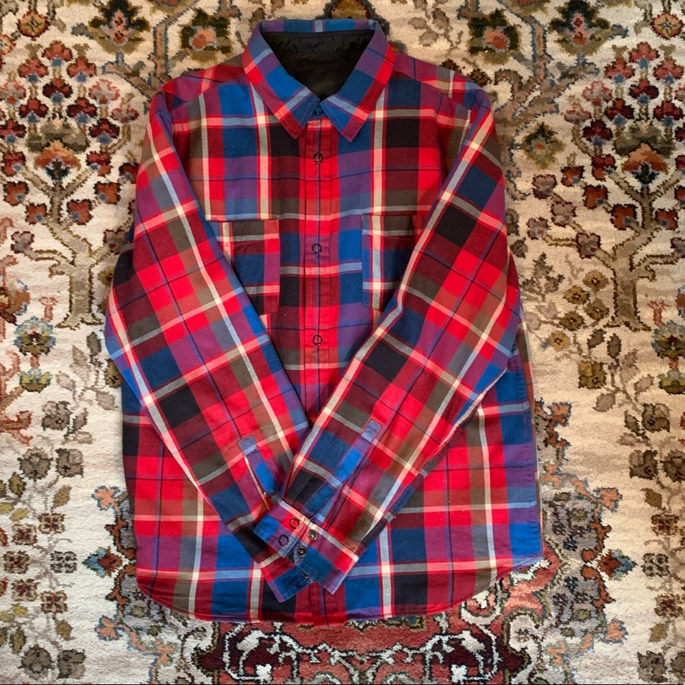 Men’s Reversible Analog Flannel